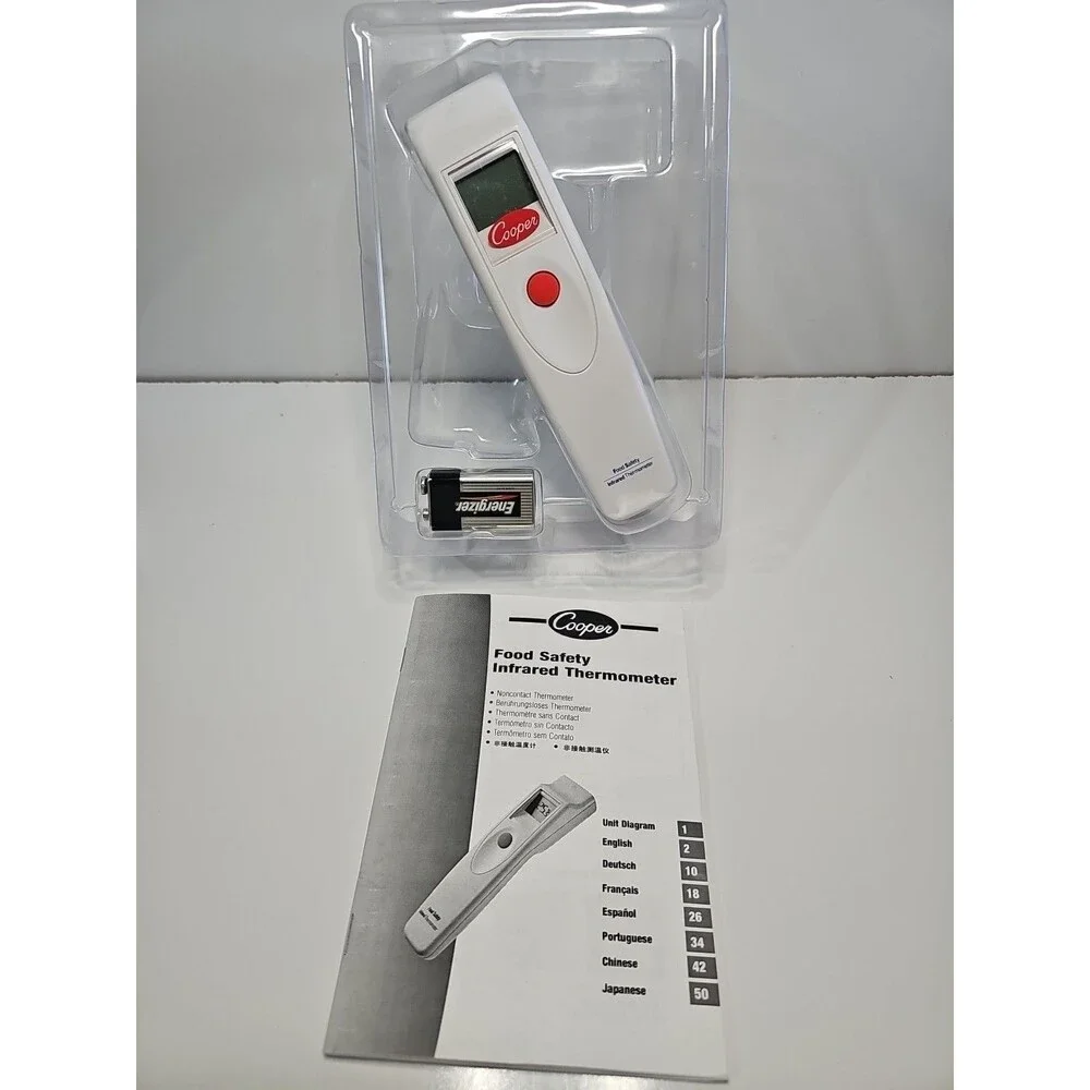 Cooper 461 DualTemp Infrared Thermometer and Probe, -25°F to 400°F Tested Works